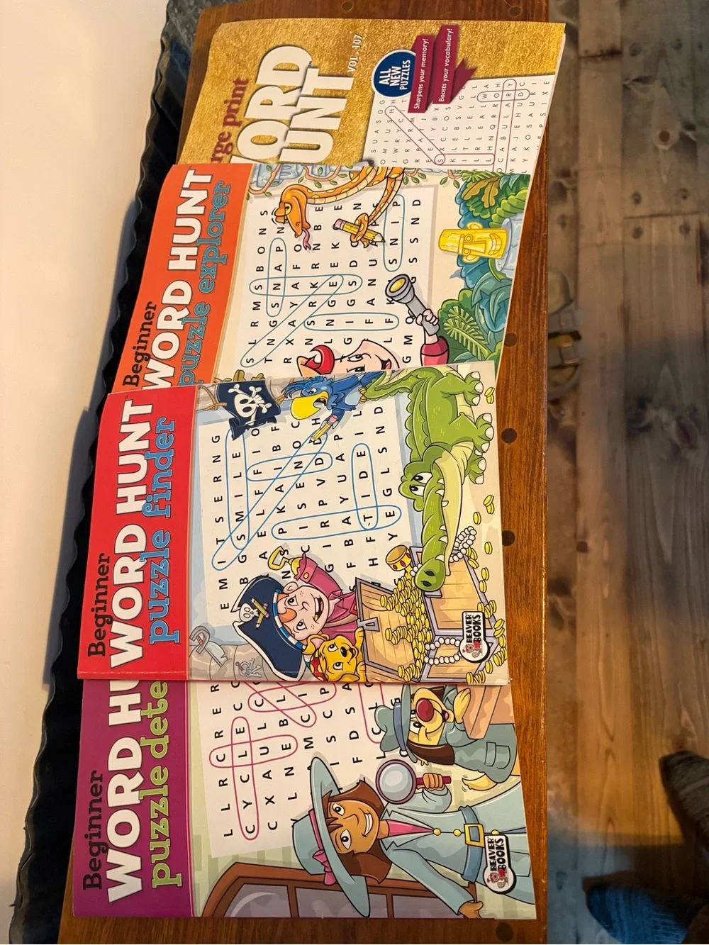 Beginner first first word search books and bonus large search